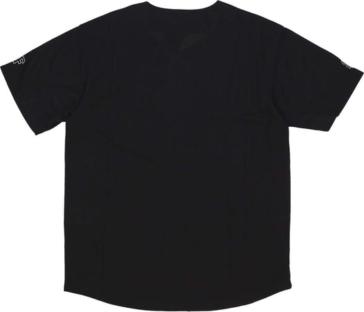 HUF-Casacca-Bottoni-Uomo-H-star-Baseball-Shirt-Black-da-uomo