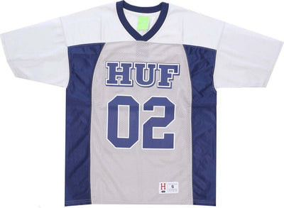 HUF-Casacca-Uomo-Anniversary-Football-Jersey-Silver-da-uomo