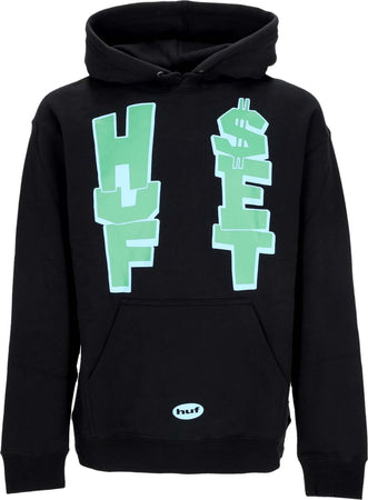 HUF-Felpa-Cappuccio-Uomo-Anthem-Po-Hoodie-Black-da-uomo