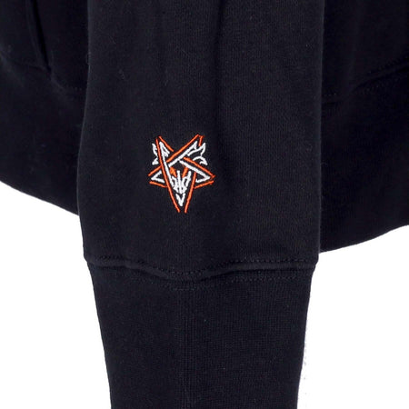 HUF-Felpa-Cappuccio-Uomo-Bayview-P/o-Hoodie-X-Thrasher-Black-da-uomo