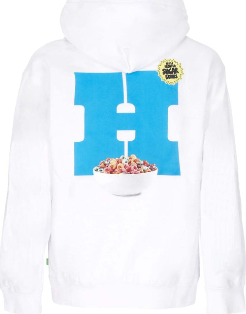 HUF-Felpa-Cappuccio-Uomo-Cereal-Killer-Hoodie-White-da-uomo