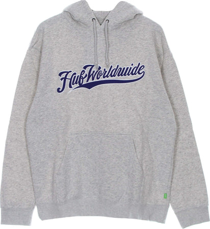 HUF-Felpa-Cappuccio-Uomo-Crackerjack-P/o-Hoodie-Athletic-Heather-da-uomo