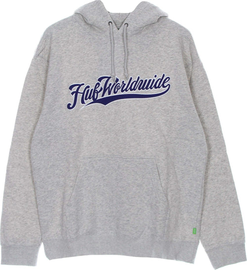 HUF-Felpa-Cappuccio-Uomo-Crackerjack-P/o-Hoodie-Athletic-Heather-da-uomo