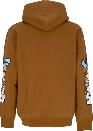 HUF-Felpa-Cappuccio-Uomo-Dicey-Po-Hoodie-Rubber-da-uomo