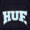 HUF-Felpa-Cappuccio-Uomo-Draft-Pick-P/o-Hoodie-Black-da-uomo
