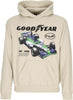 HUF-Felpa-Cappuccio-Uomo-Final-Lap-Po-Hoodie-X-Goodyear-Natural-da-uomo
