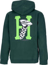 HUF-Felpa-Cappuccio-Uomo-Hardware-Hoodie-Forest-Green-da-uomo