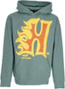 HUF-Felpa-Cappuccio-Uomo-Heat-Wave-Po-Hoodie-Sage-da-uomo