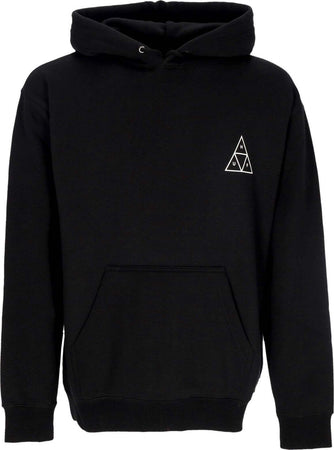 HUF-Felpa-Cappuccio-Uomo-Set-Triple-Triangle-Po-Hoodie-Black-da-uomo