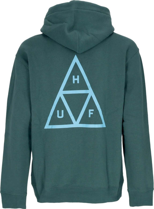 HUF-Felpa-Cappuccio-Uomo-Set-Triple-Triangle-Po-Hoodie-Pine-da-uomo