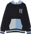 HUF-Felpa-Cappuccio-Uomo-Sideline-P/o-Hoodie-Indigo-da-uomo