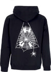 HUF-Felpa-Cappuccio-Uomo-Tangled-Webs-Tt-Po-Hoodie-Black-da-uomo