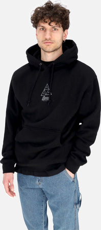 HUF-Felpa-Cappuccio-Uomo-Triple-Triangle-Po-Hoodie-X-Gundam-Black-da-uomo