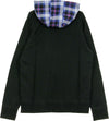 HUF-Felpa-Cappuccio-Uomo-Vicious-P/o-Hoodie-Black-da-uomo