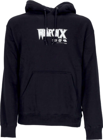 HUF-Felpa-Cappuccio-Uomo-Weapon-X-Po-Hoodie-X-Marvel-Black-da-uomo