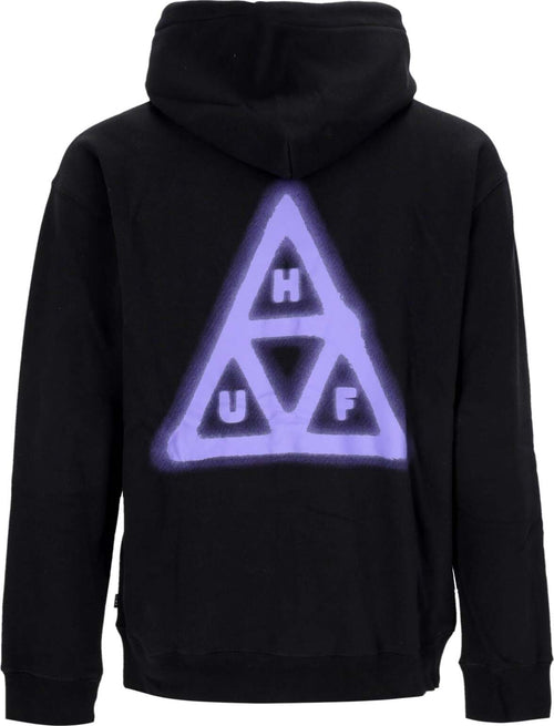 HUF-Felpa-Cappuccio-Zip-Uomo-Horus-Full-Zip-Hoodie-Black-da-uomo