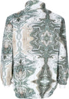 HUF-Felpa-Collo-Alto-Donna-Swirl-Oversized-Fleece-Full-Zip-Olive-da-donna