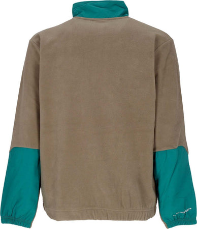 HUF-Felpa-Collo-Alto-Uomo-Range-Quarter-Zip-Polar-Fleece-Olive-da-uomo