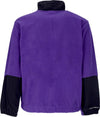 HUF-Felpa-Collo-Alto-Uomo-Range-Quarter-Zip-Polar-Fleece-Purple-da-uomo