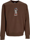 HUF-Felpa-Girocollo-Uomo-79-Crewneck-X-Gundam-Chocolate-da-uomo