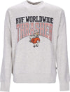 HUF-Felpa-Girocollo-Uomo-Candlestick-Crewneck-X-Thrasher-Athletic-Heather-da-uomo