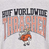 HUF-Felpa-Girocollo-Uomo-Candlestick-Crewneck-X-Thrasher-Athletic-Heather-da-uomo