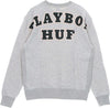 HUF-Felpa-Girocollo-Uomo-Rabbit-Head-Crew-X-Playboy-Grey-Heather-da-uomo