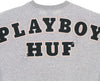 HUF-Felpa-Girocollo-Uomo-Rabbit-Head-Crew-X-Playboy-Grey-Heather-da-uomo