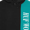 HUF-Felpa-Leggera-Cappuccio-Uomo-Piet-P/o-Black-da-uomo