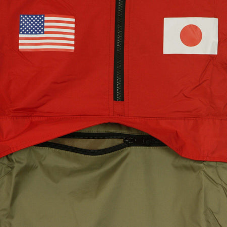 HUF-Giacca-a-Vento-Infilabile-Uomo-Flags-Anorak-Jacket-Cyber-Red-da-uomo