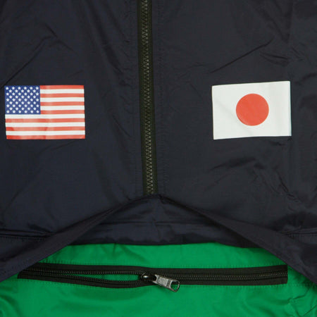 HUF-Giacca-a-Vento-Infilabile-Uomo-Flags-Anorak-Jacket-French-Navy-da-uomo