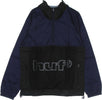 HUF-Giacca-a-Vento-Infilabile-Uomo-Wireframe-Anorak-Navy-da-uomo
