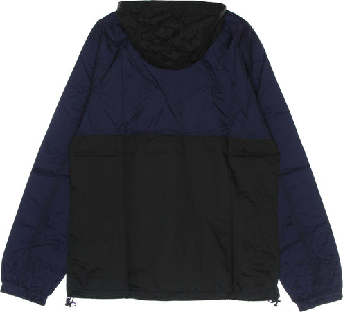 HUF-Giacca-a-Vento-Infilabile-Uomo-Wireframe-Anorak-Navy-da-uomo