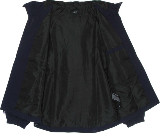 HUF-Giacca-a-Vento-Uomo-Essentials-Zip-Standard-Shell-Navy-da-uomo