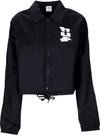 HUF-Giacca-Coach-Jacket-Donna-Megablast-Crop-Coach-Jacket-Black-da-donna
