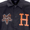 HUF-Giacca-Coach-Jacket-Uomo-Split-Coaches-Jacket-X-Thrasher-Black-da-uomo