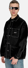 HUF-Giacca-Workwear-Uomo-Contrast-Nylon-Chore-Jacket-Black-da-uomo