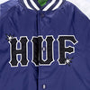 HUF-Giubbotto-Bomber-Uomo-Satin-Baseball-Jacket-Navy-da-uomo