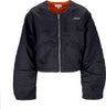 HUF-Giubbotto-Corto-Donna-Paisley-Satin-Bomber-Black-da-donna
