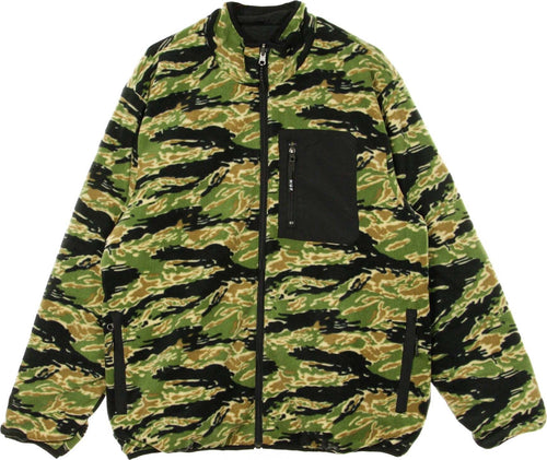 HUF-Giubbotto-Pile-Uomo-Milton-Rev-Polar-Fleece-Tiger-Camo-da-uomo