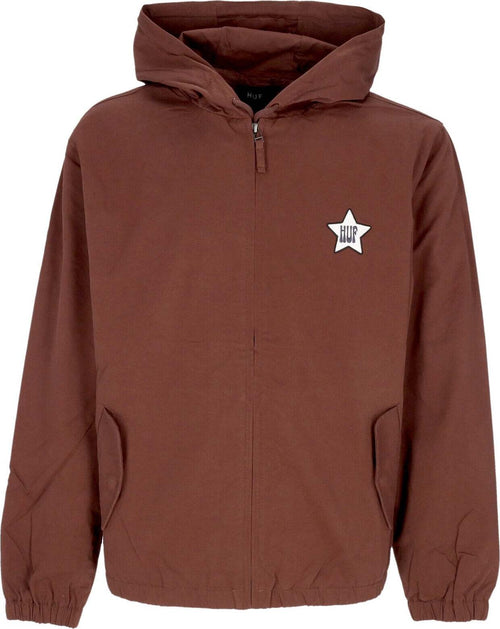 HUF-Giubbotto-Uomo-H-Stardust-Jacket-Eggplant-da-uomo