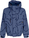HUF-Giubbotto-Uomo-Reservoir-Jacket-Oil-Blue-da-uomo