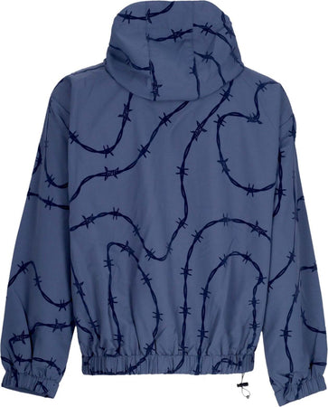 HUF-Giubbotto-Uomo-Reservoir-Jacket-Oil-Blue-da-uomo