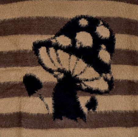 HUF-Maglione-Donna-Shroom-Jacquard-Knit-Sweater-Brown-da-donna