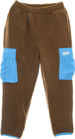 HUF-Orsetto-Uomo-Fort-Point-Sherpa-Pant-Dust-Brown-da-uomo