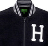 HUF-Orsetto-Uomo-Sherpa-Varsity-Jacket-Black-da-uomo