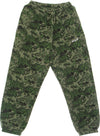 HUF-Pantalone-Tuta-Felpato-Donna-Contra-Fleece-Pant-Green-Camo-da-donna
