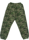HUF-Pantalone-Tuta-Felpato-Donna-Contra-Fleece-Pant-Green-Camo-da-donna