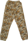 HUF-Pantalone-Tuta-Felpato-Donna-Contra-Fleece-Pant-Tan-Camo-da-donna