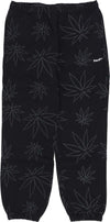 HUF-Pantalone-Tuta-Felpato-Uomo-Plantlife-Fleece-Pant-Black-da-uomo
